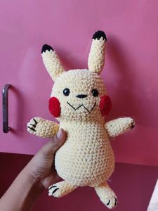 Crocheted Pikachu Plushie
