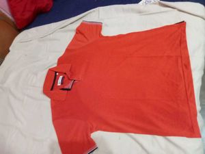 Men's Orange Polo T-Shirt