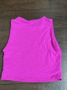 Zara Pink Sleeveless Crop Top
