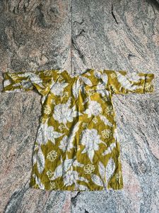 Vibrant Floral Print Kurta