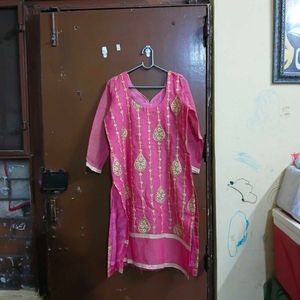 Beautiful Pink Kurta Set