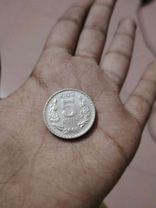 Perfect UNC Coin Of 5rs
