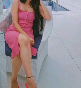 Pink bodycon dress