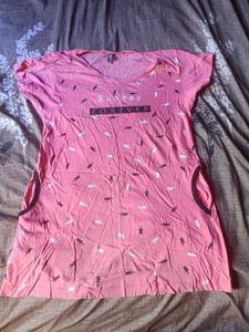 Pink "Sunday Forever" T-shirt