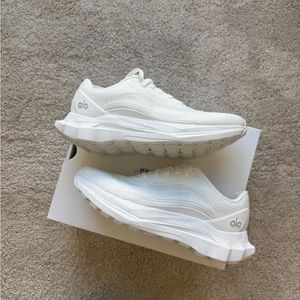 Alo White Mesh Sneakers