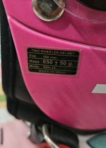 Bright Pink Motorcycle Helmet
