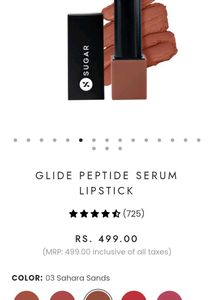 SUGAR Glide Peptide Serum Lipstick