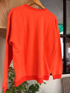 Bright Orange Crewneck Sweatshirt