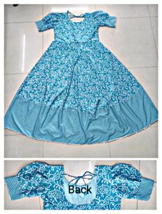 Party Wear Printed Gown. Strickly Plz No Offer. Fix Rate🙏🏻