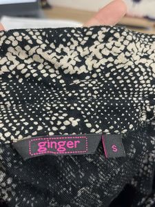 Snakeskin Print Long Sleeve Shirt
