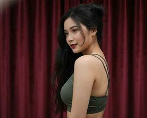 59.Olive Green Sports Bra