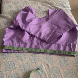Lavender Saree Blouse
