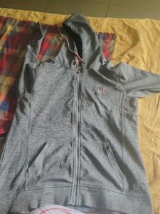 Kappa Grey Zip-Up Hoodie