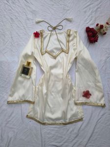 Silk Laila Corset back kurti 🎀