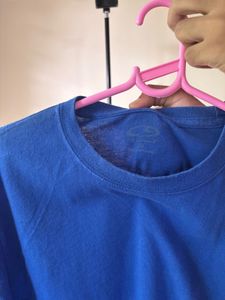 Vintage Blue Crew Neck T-Shirt