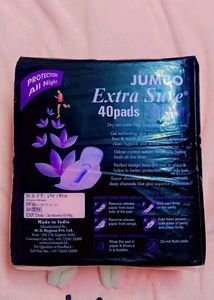 Jumbo Extra Sure 40 Pads For Women
