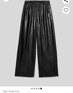 Marks & Spencer Faux Leather Pants