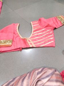 Beautiful 😍❤️ Pure Silk Saree With Blouse