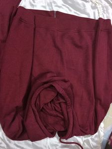 Maroon Sweat Suit