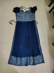 Designer Navy Blue Party wear