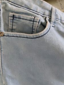 34 Size -Light Blue Jeans ,pencil Fit