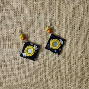 Handcrafted Fabric Earrings