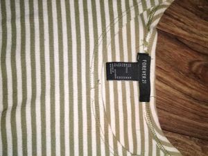 Striped Ribbed Crop Top