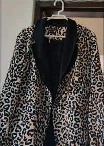 Animal Print Blazer