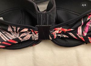 Tropical Print Bikini Top