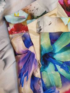 Vibrant Floral lehenga choli with bow