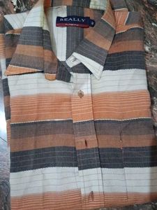 Men's Striped Casual Shirt