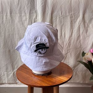 Malbon Golf Bucket Hat - White