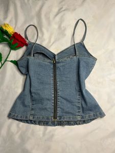 Denim Cami Top🩵
