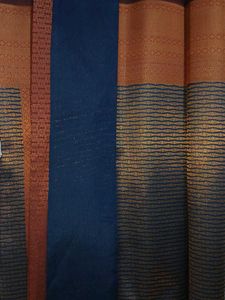 Blue And Gold Combinations Of Saree