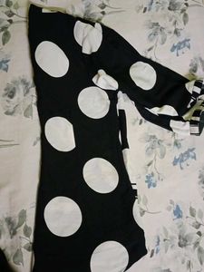 Chic Polka Dot &amp; Stripe Tunic Top