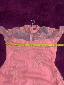 Pink Embellished Gown