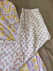 Floral Print Kurta Set