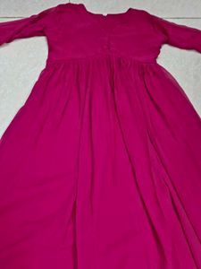 Elegant Pleated pink Ethnic Kurta