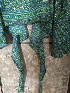 Boho Paisley Kimono Wrap Top
