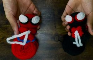 Handmade Spider-Man &amp; Black Suit Spider-Man(1 pc)
