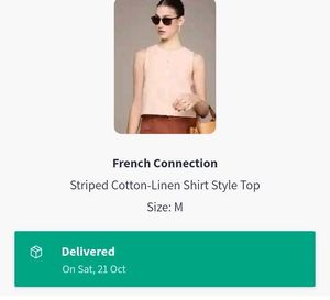 French Connection Linen Shirt For Women