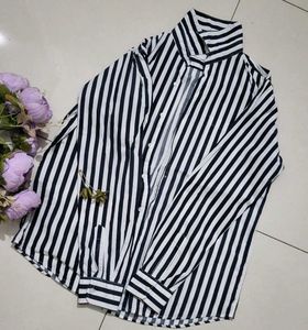 Striped Long Sleeve oversized shirt