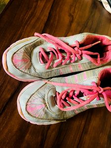Pink -Grey Shoes…..Size:6