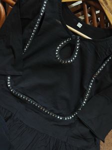 Elegant Black Kurta Set with Dupatta