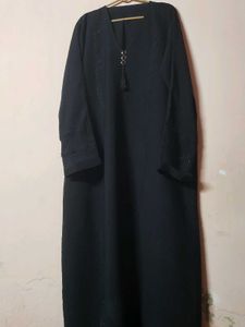 Elegant Black Abaya Style Gown