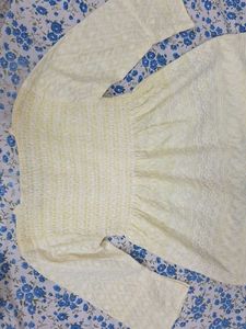 Light Yellow Button-Down Blouse
