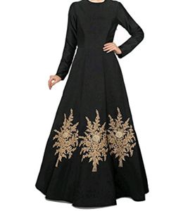 Black Full Sleeve Gown