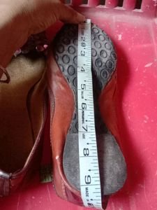 Leather Real Mirror Work Jutti