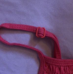 NUON westside Pink-Red Spaghetti-Tank Top