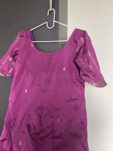 Elegant Purple Kurta Set with Dupatta